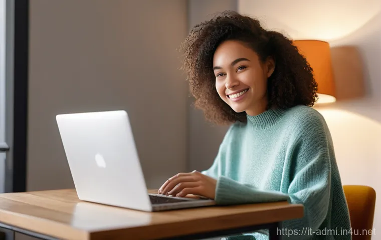 행정사 시험 준비에 유용한 온라인 강의 추천 - **Prompt:** A young adult, of diverse ethnicity, is comfortably studying on a laptop in a cozy, sunl...