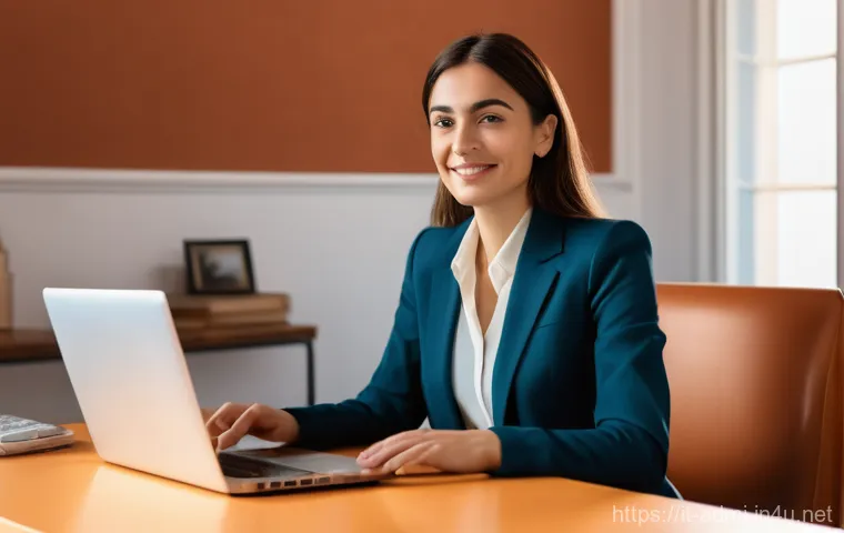행정사 실무 연습을 위한 팁과 자료 - **Prompt:** A dynamic, bright image of a young Italian professional woman, in her late 20s or early ...