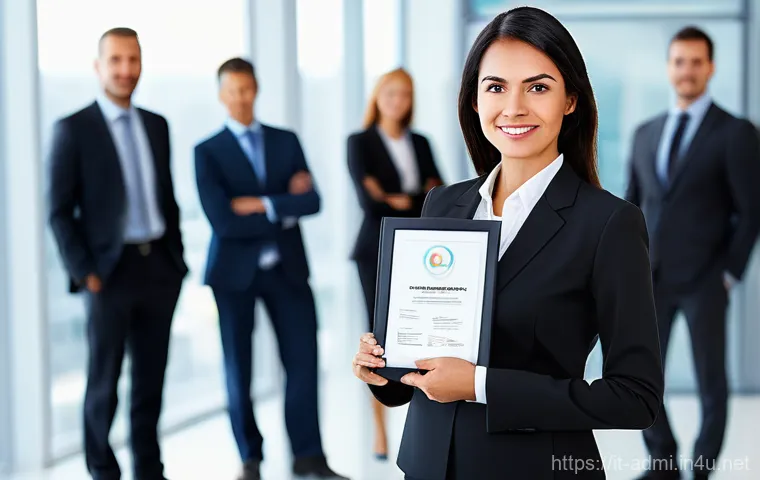 행정사 연봉 상승을 위한 스킬 향상법 - **Prompt:** A dynamic image of a diverse group of modern Italian administrative professionals, aged ...