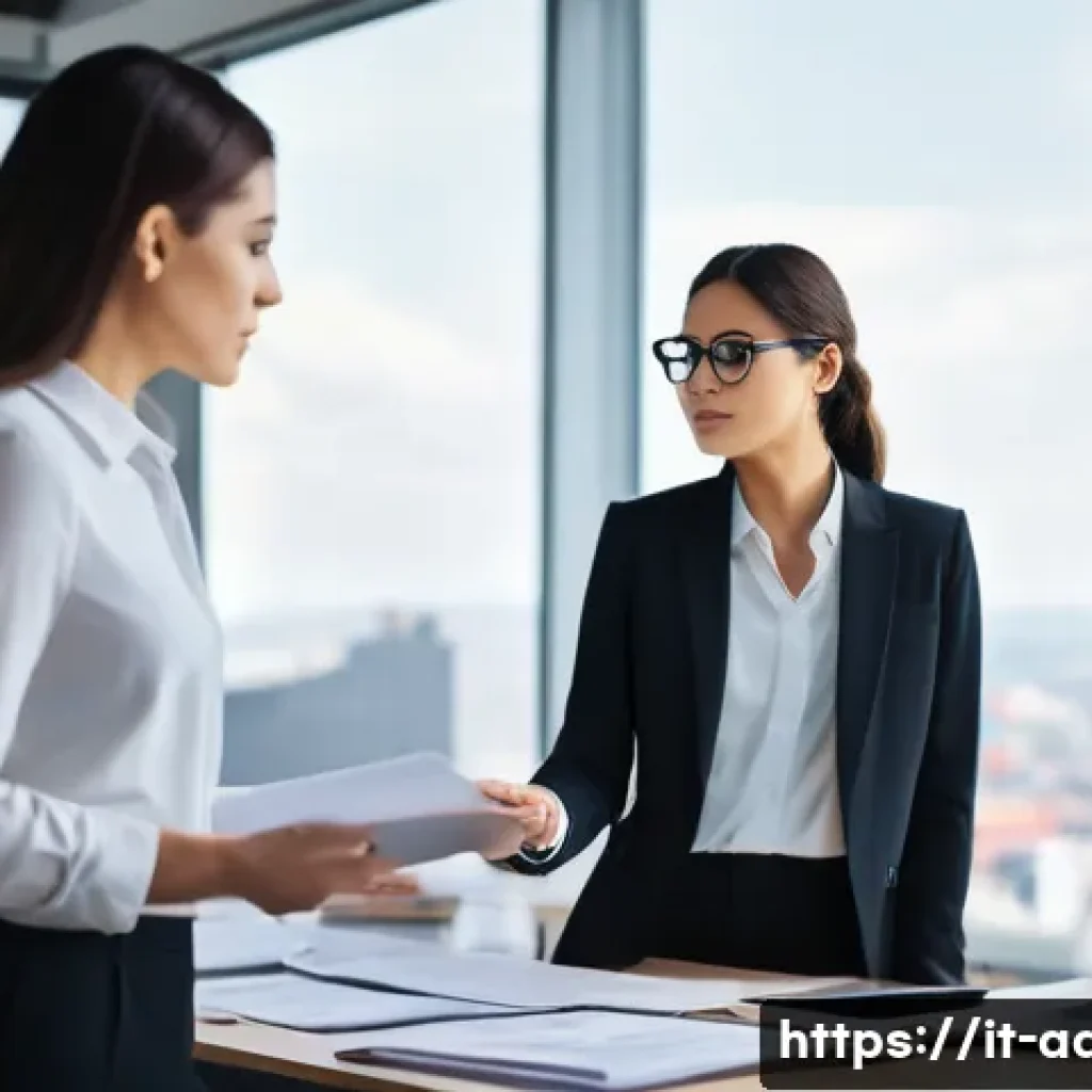 행정사 직업 만족도를 높이는 방법 - **Prompt:** A professional individual, either male or female, dressed in smart business attire, sits...