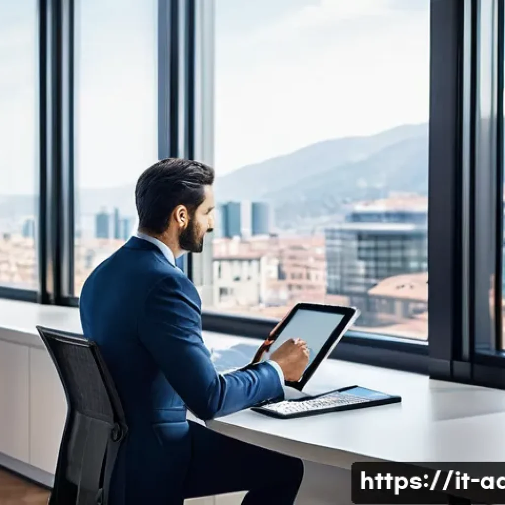 행정사 직업 전망과 미래 트렌드 - **Prompt 1: The Digitally Empowered Administrator**
    "An elegant and modern Italian condominium a...