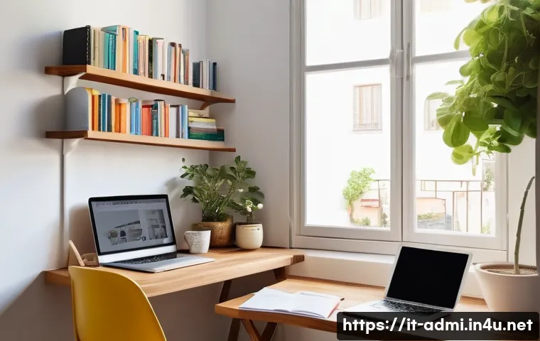 행정사 시험 준비를 위한 최적의 스케줄 - A cozy, well-lit Italian study nook in a home, featuring a wooden desk with neatly arranged books, a...