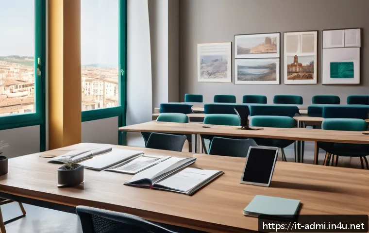 행정사 고객 관리 노하우 - A professional Italian office environment showcasing a diverse team engaged in active listening duri...